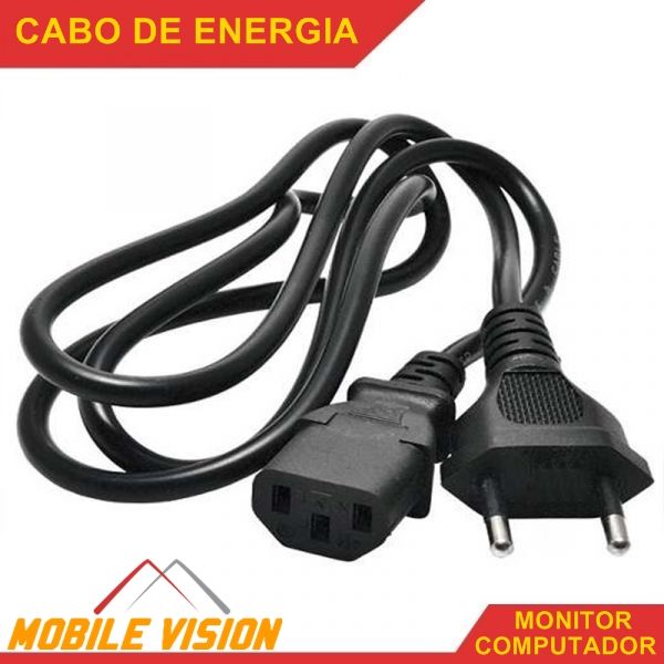 Cabo Força Energia Para Computador ou Monitor 1.5 M  KENIC